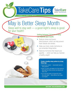 This is a newsletter page in English.